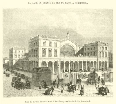 Gare du chemin de fer de Paris à Strasbourg - French School