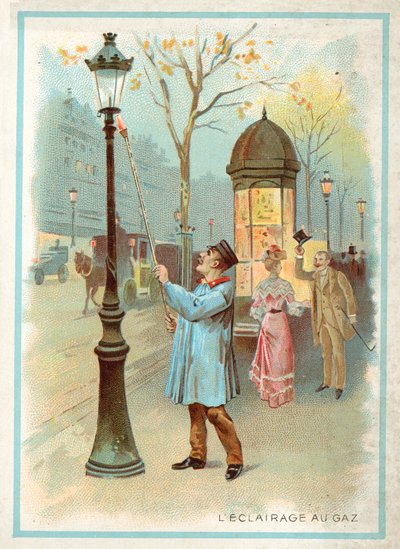 Éclairage au gaz - French School