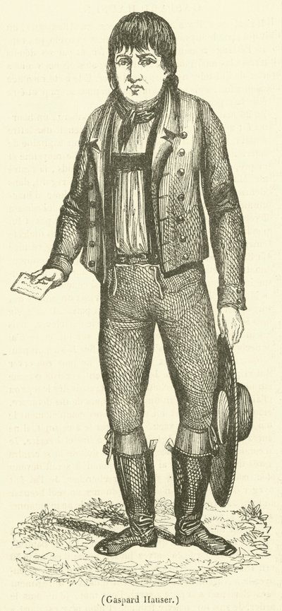Gaspard Hauser (gravure) - French School