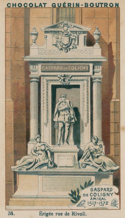 Gaspard de Coligny, Amiral, 1517-1572 - French School