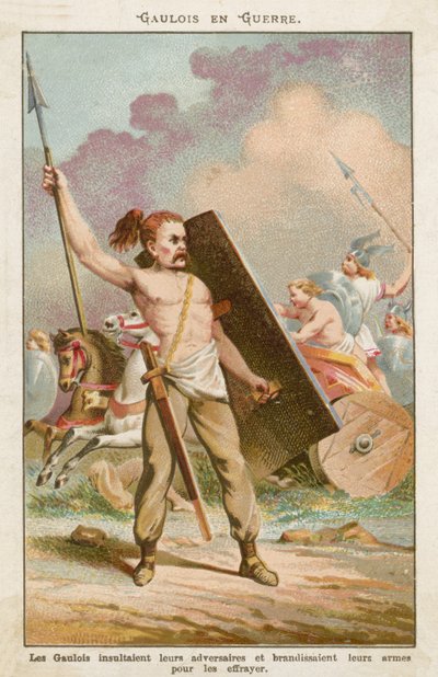Guerriers gaulois - French School