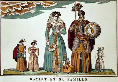 Gayant et sa famille, Imagerie de Lille - French School
