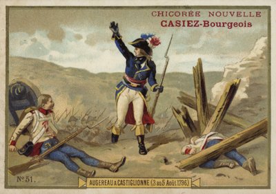 Le général Augereau à la bataille de Castiglione, Italie, Guerres révolutionnaires françaises, 3-5 août 1796 - French School