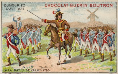 Général Dumouriez à la bataille de Valmy - French School