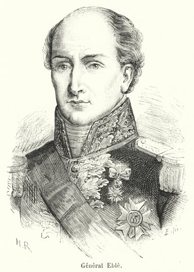 Général Eblé (gravure) - French School