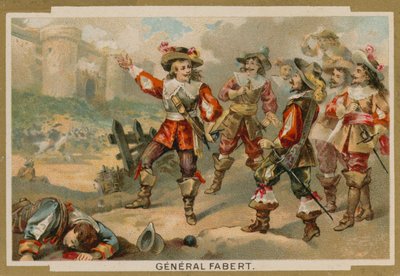 Général Fabert, soldat français du 17e siècle - French School