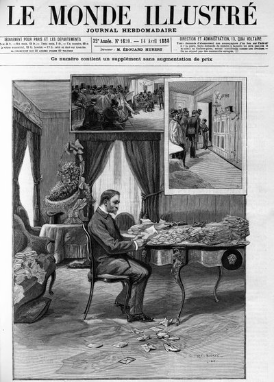 Le général Georges Boulanger (1837-1891) à l