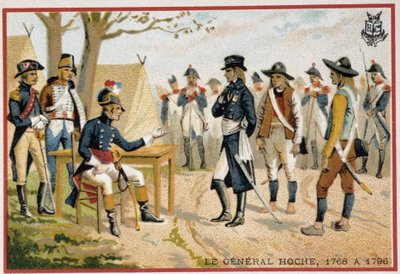 Le général Hoche devant les Vendéens en 1795 (Pacification de la Vendée) - French School