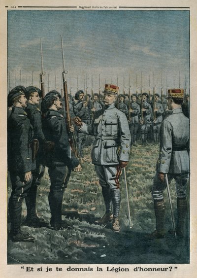 Général Pétain inspectant le 42e Régiment d