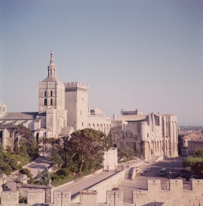 Vue générale du palais - French School