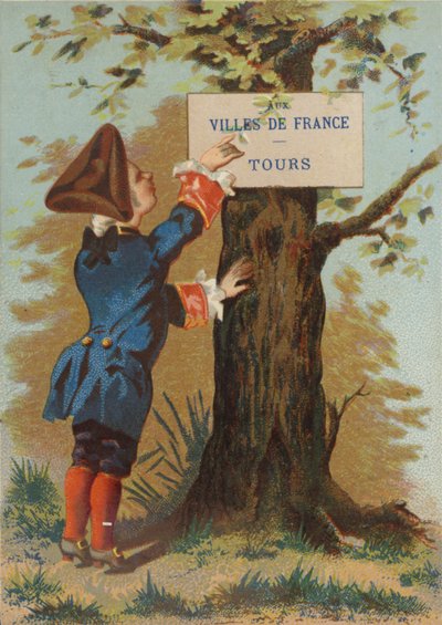 Gentleman lisant un avis - French School