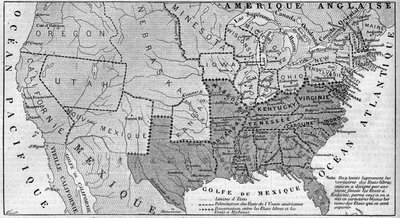 Carte géographique des États-Unis d