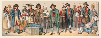 Costume allemand - French School