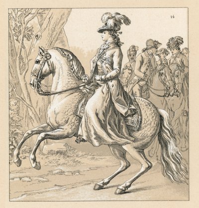 Costume allemand XVII-XVIIIe siècle - French School