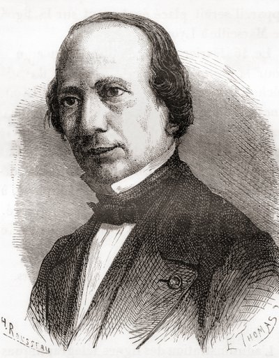 Giovanni Caselli, de Les Merveilles de la Science, publié vers 1870 (gravure) - French School