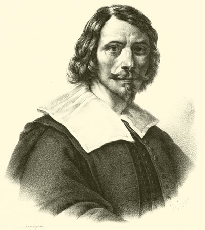 Giovanni Francesco Barbieri, connu sous le nom de Guercino, ou il Guercino, portrait - French School
