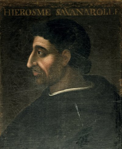 Girolamo Savonarola (1452-98) - French School