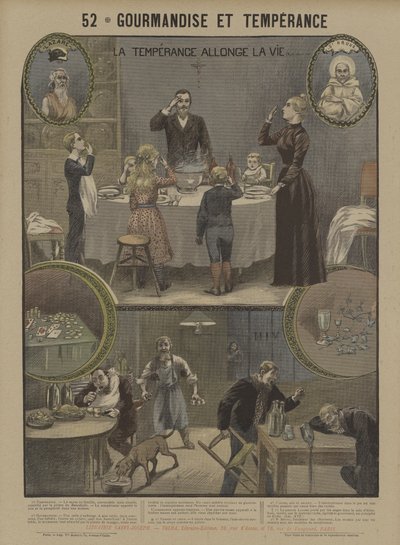 Gourmandise et tempérance - French School