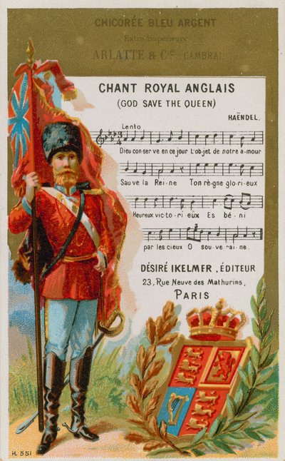 God Save the Queen - French School