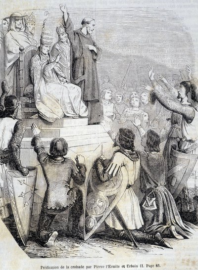 Dieu le veut! Prêche de la croisade par Pierre l