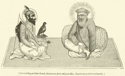 Govind Sing et Baba-Nanek, fondateurs de la religion Sike - French School