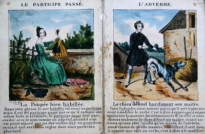 Livre de grammaire pour enfants, vers 1850 - French School