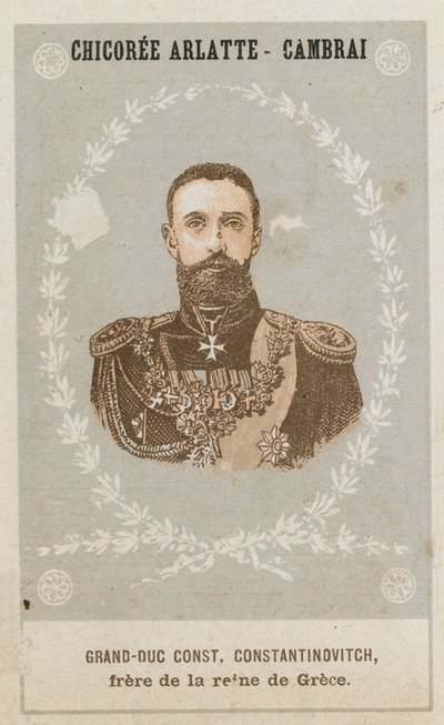 Grand-duc Constantin Constantinovitch, frère de la reine de Grèce - French School