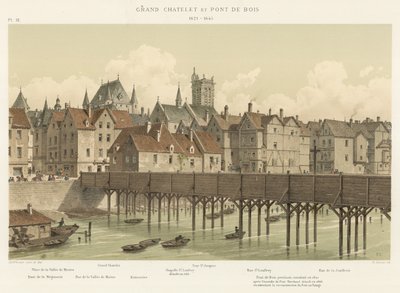 Grand Châtelet et Pont de Bois, 1621-1645 - French School
