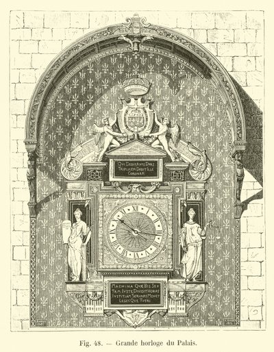 Grande horloge du Palais - French School