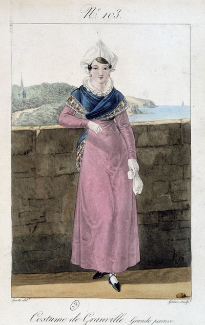 Costume féminin de Granville - French School