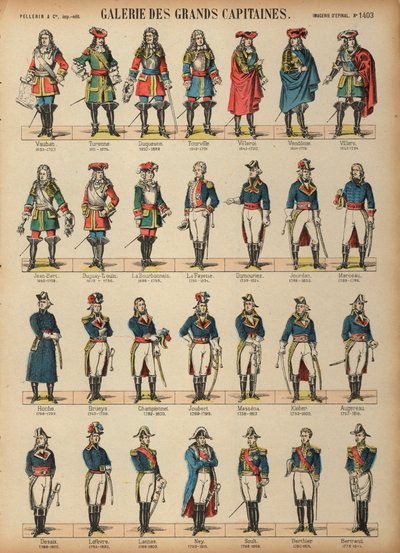 Grands commandants militaires français - French School