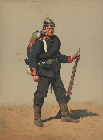 Grenadier du Régiment des Grenadiers du Roi, 2e Westpreuss, No 7, Feldmarchmässig - French School