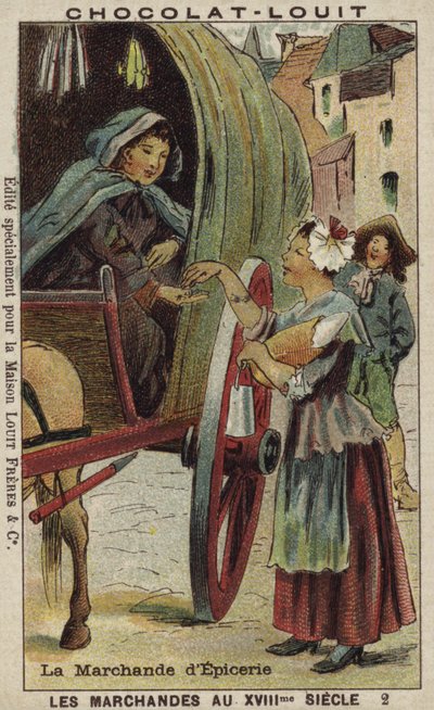 Épicier, 18ème siècle - French School