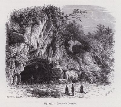 Grotte de Lourdes - French School