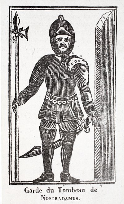 Garde au tombeau de Nostradamus - French School