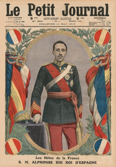 Invités de la France, S. M. Alphonse XIII, roi d