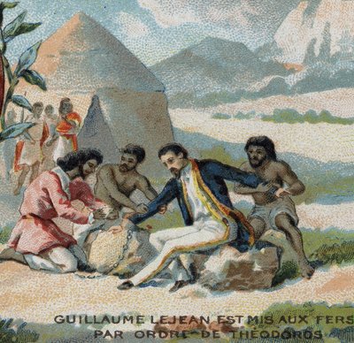 Guillaume Lejean, explorateur français, mis aux fers par ordre de l