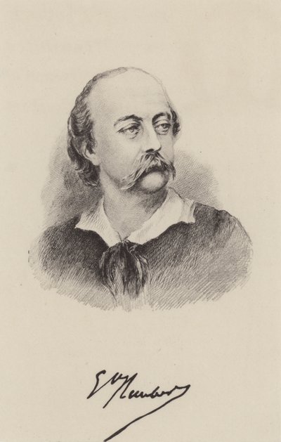 Gustave Flaubert, romancier français - French School