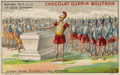 Hannibal jurant une haine éternelle aux Romains - French School