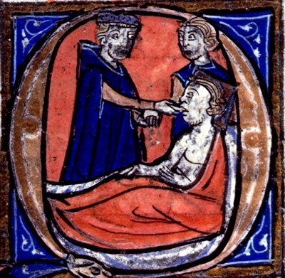 Initiale historiée 