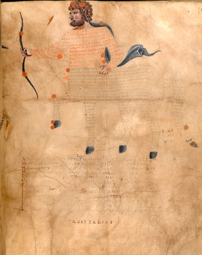 Illustration de la constellation du Sagittaire, du 