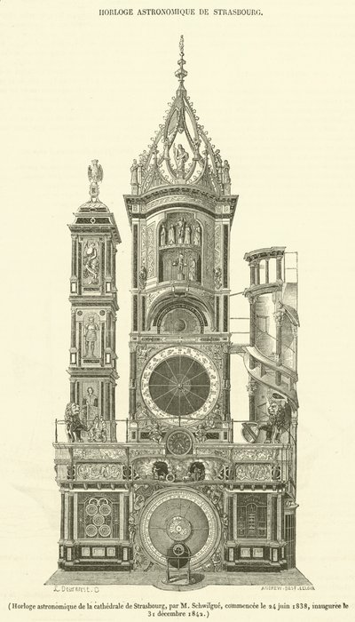 Horloge astronomique de la cathédrale de Strasbourg - French School