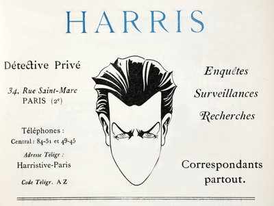 Harris - Détective Privé - French School