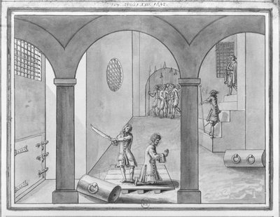 Henri II, duc de Montmorency décapité à Toulouse le 30 octobre 1632 - French School