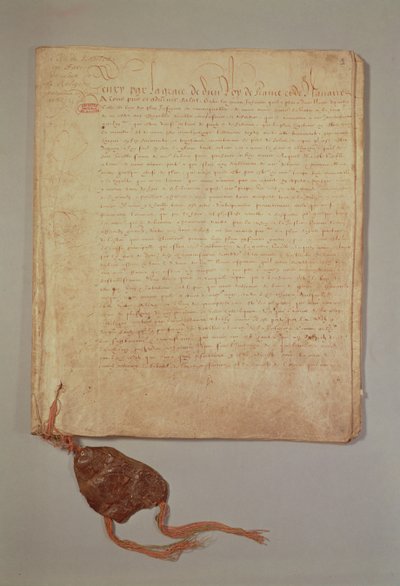 Henri IV, Par la Grâce de Dieu, Roi de France et de Navarre, première page de 