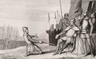 Henri I (1008-60) pardonne son frère Robert-Le-Vieux, de 