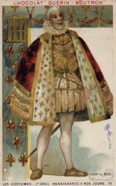 Henri IV de France, 1600 - French School