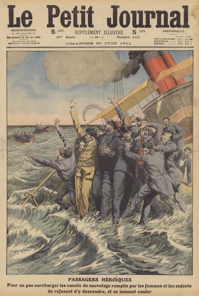 Passagers héroïques - French School