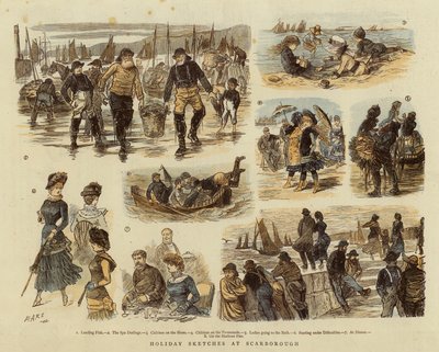 Croquis de vacances à Scarborough - French School
