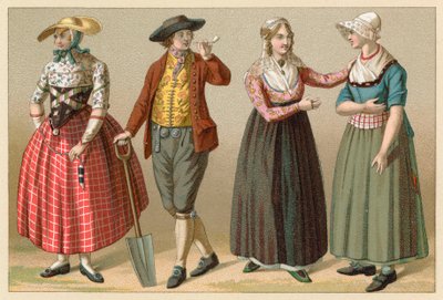 Costume hollandais - French School